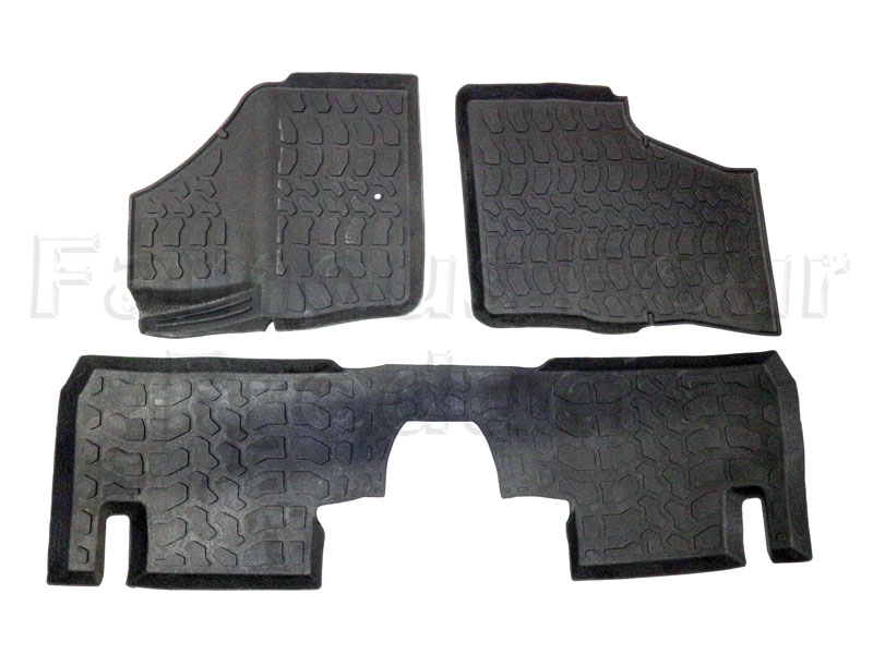 Rubber Footwell Mat Set