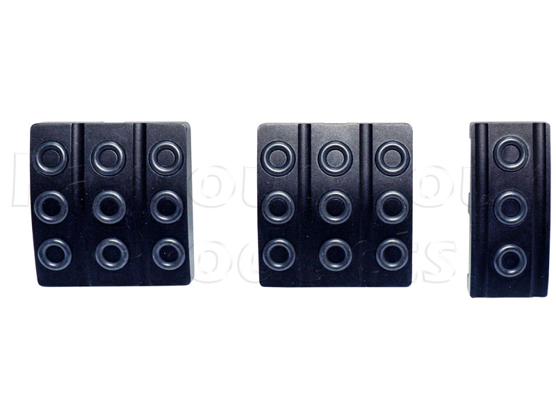 Pedal Covers - Aluminium Billet