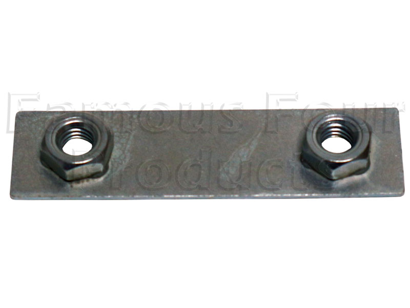 Captive Nut Plate for Drop Down Rear Tailgate Hinge