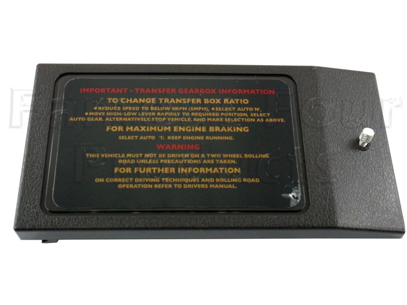 Fuse Box Cover