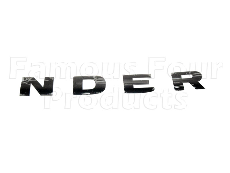Bonnet Decal - N D E R