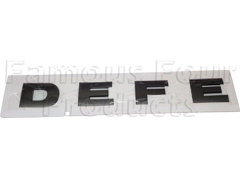 Bonnet Decal - D E F E