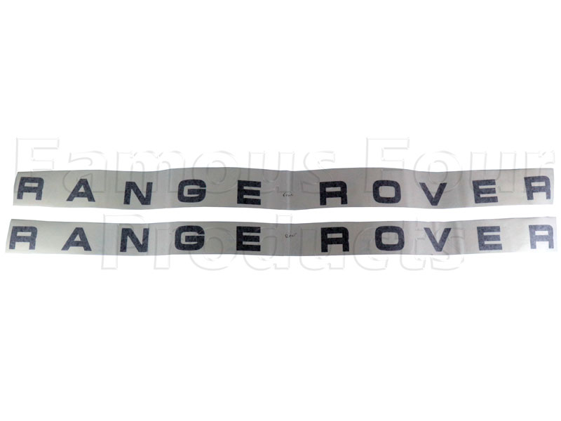 RANGE ROVER Bonnet & Tailgate Decals
