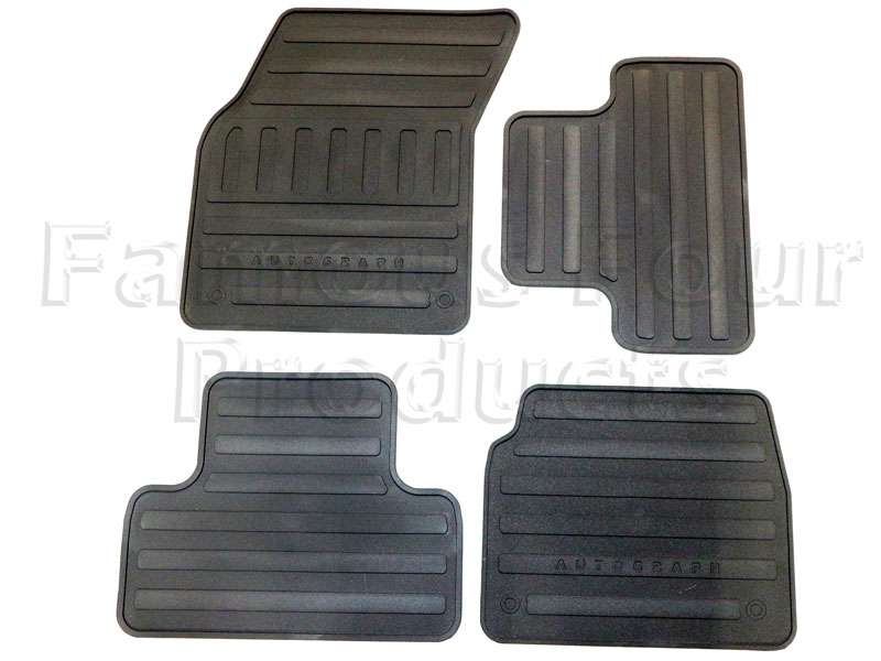 Rubber Footwell Mat Set