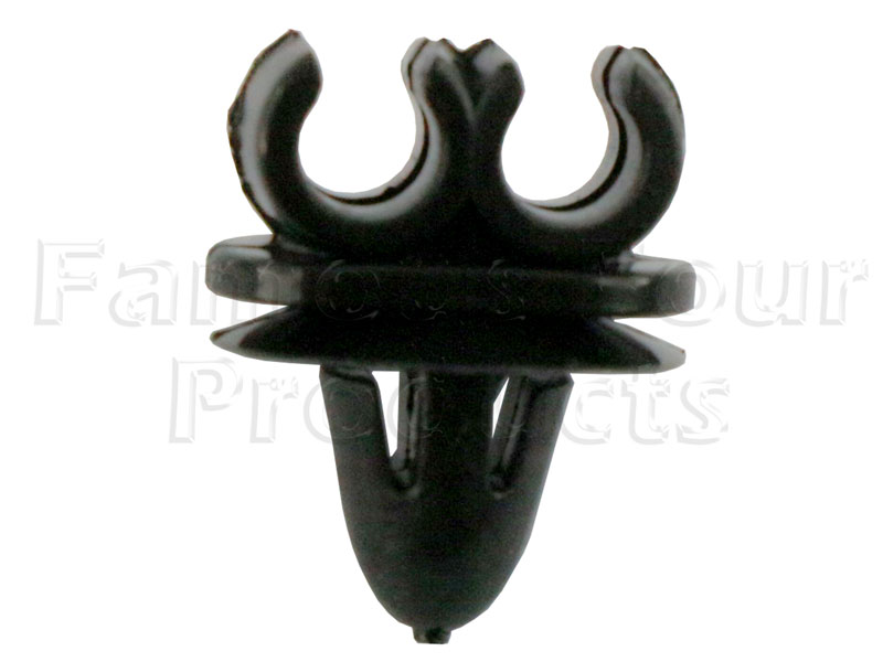 Plastic Clip for Securing Two 3/16 Brake Pipes