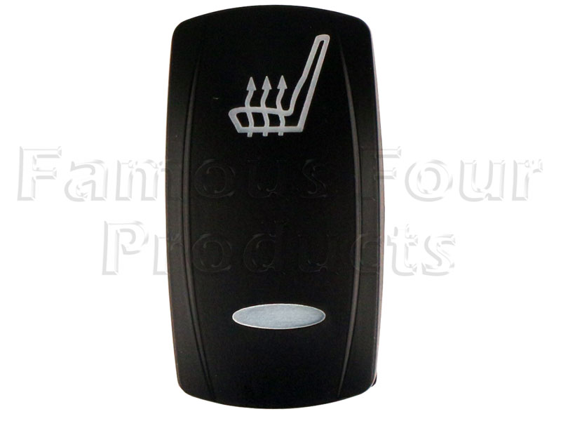 Carling Rocker Switch Cover - Heated Seat (Left)