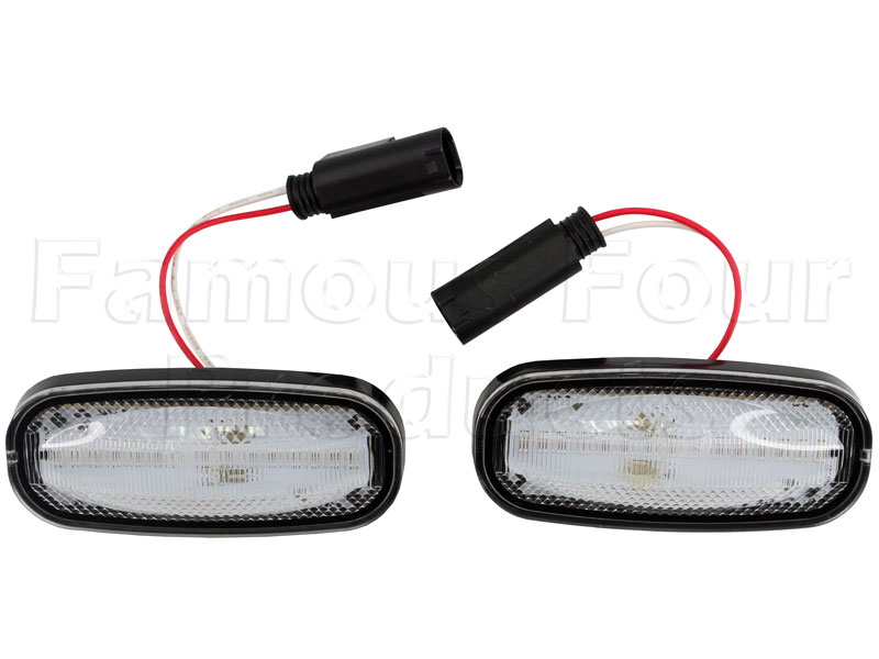 Side Repeater Lamps LED - Clear White