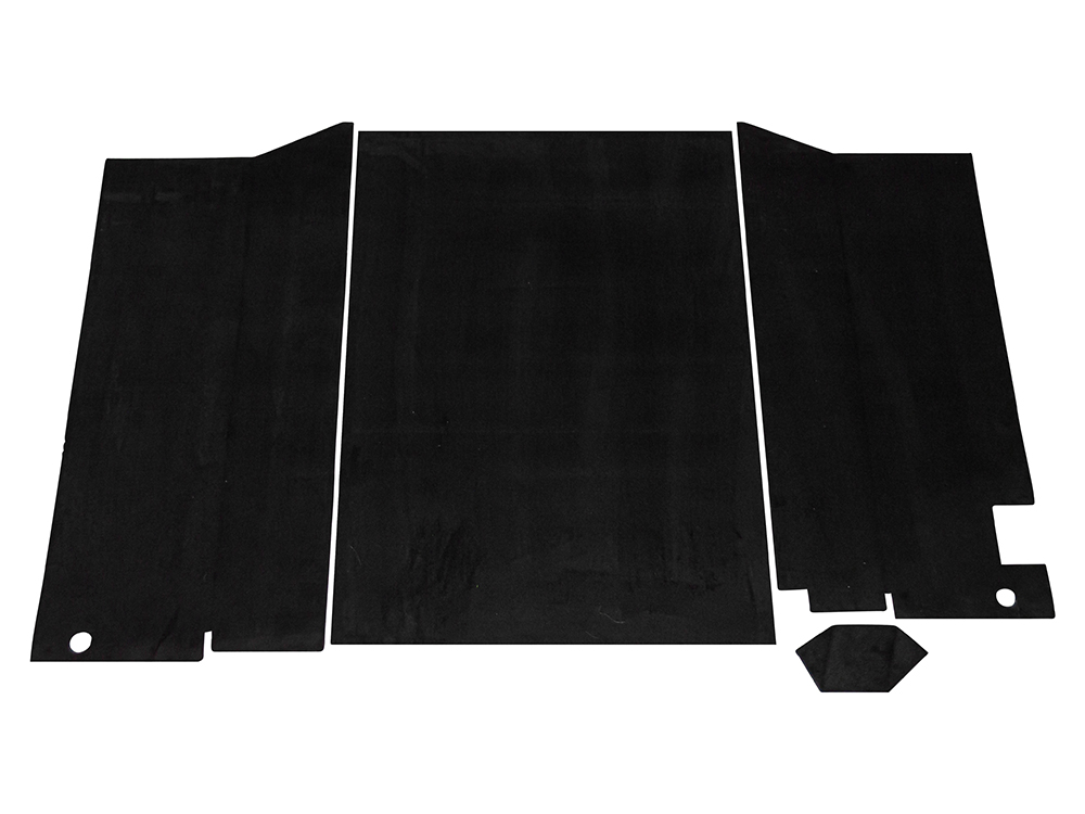 Rear Carpet Set - Black