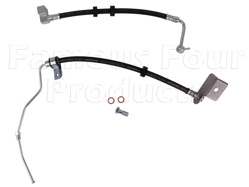 Brake Rubber Flexi-Hose - Rear