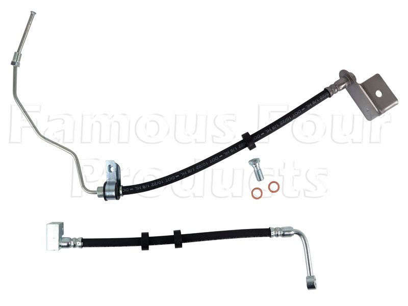 Brake Rubber Flexi-Hose - Rear