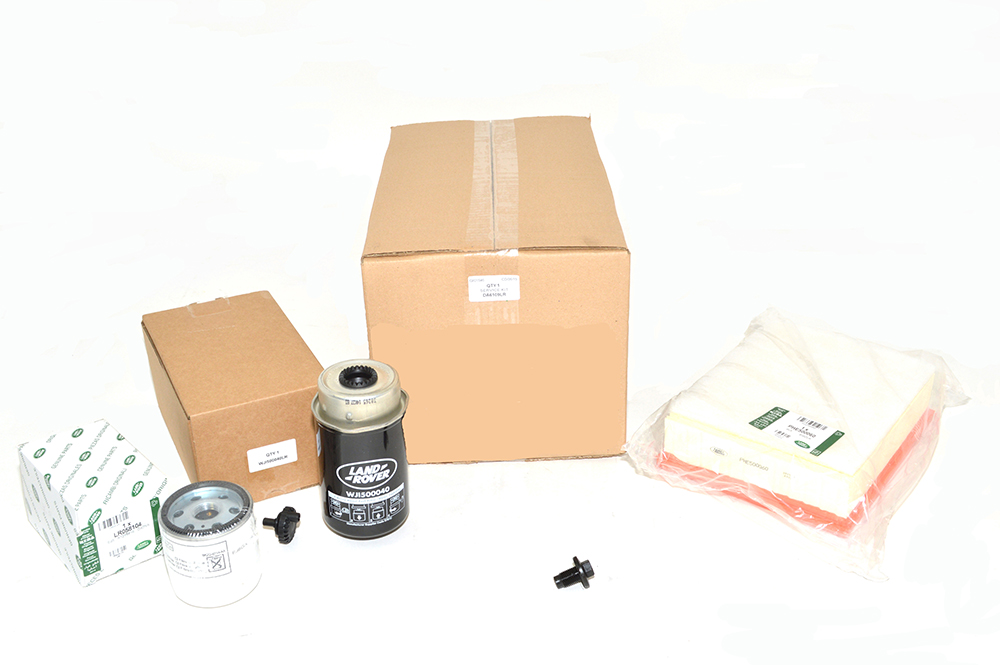 Service Filter Kit - Oil Air Fuel Filters with Drain Plug