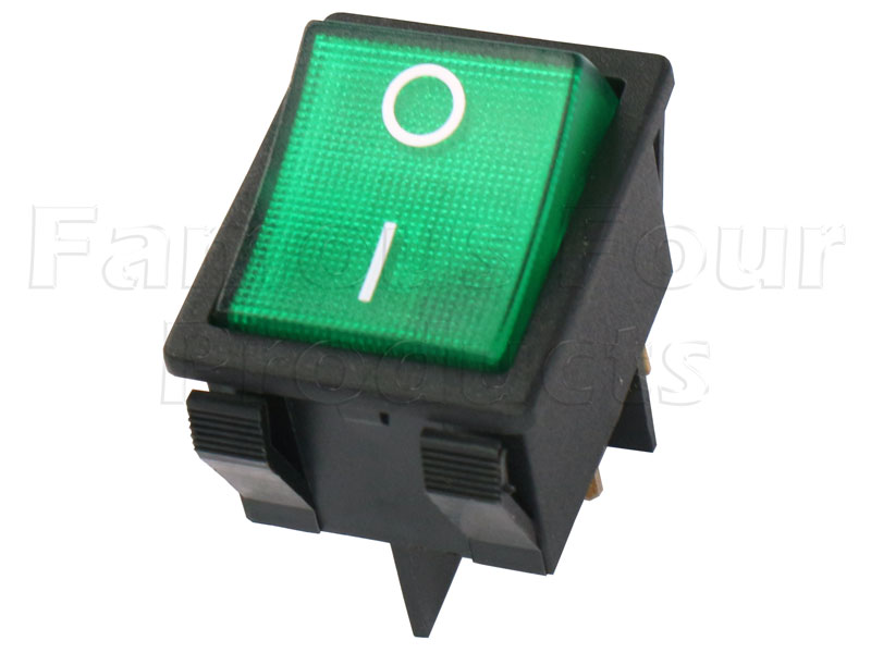 Switch - Rocker - Green