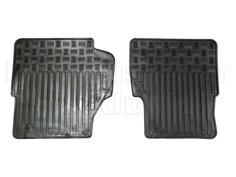 Front Footwell Rubber Floor Mats
