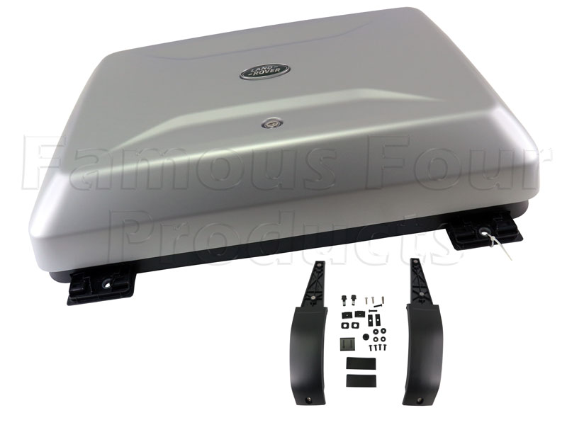 Exterior Side Mounted Carrier Box - Ceres Silver Satin