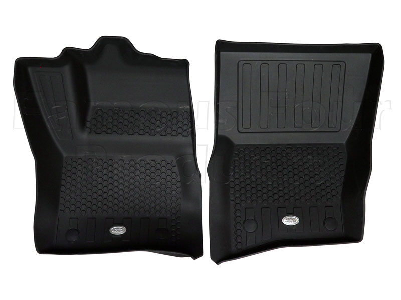 Footwell Rubber Mat Set - Deep Sided